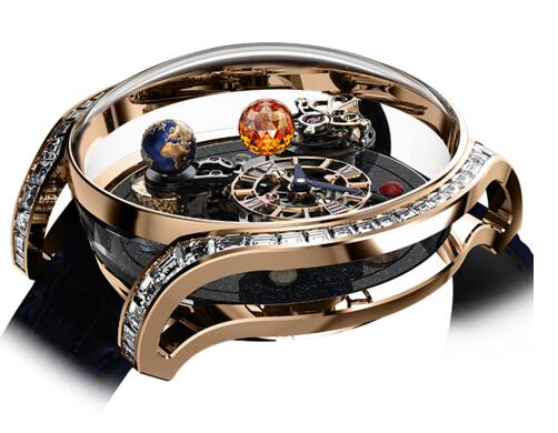(image for) Replica Jacob & Co ASTRONOMIA SOLAR BAGUETTE AS800.40.AP.YK.A watch